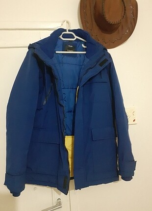 Erkek Mavi Parka / Mont