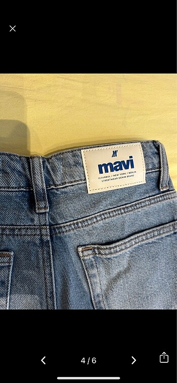 32 Beden mavi Renk Mavi jeans