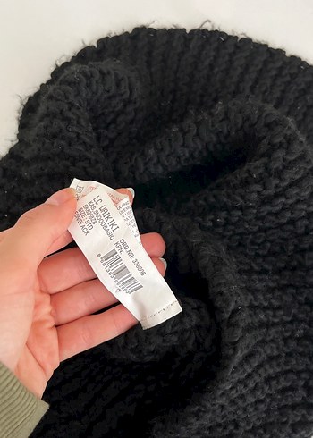 Siyah Örgü Kadın boyunluk - Görsel 2