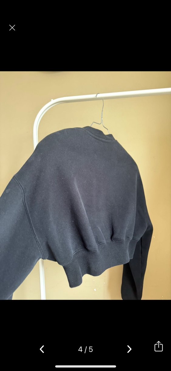 Fermuarlı Siyah Kadın hırka - Görsel 3