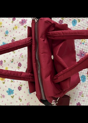Beden Bordo Minimalist Kadın Omuz Çantası