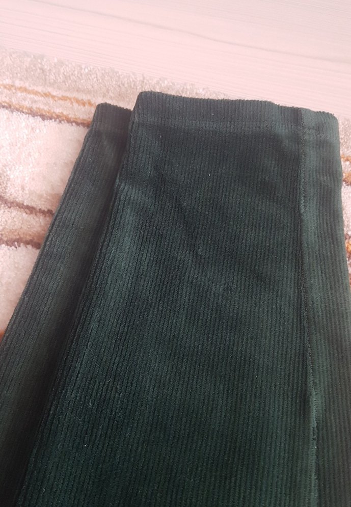 kız çocuk kadife tayt - Görsel 2