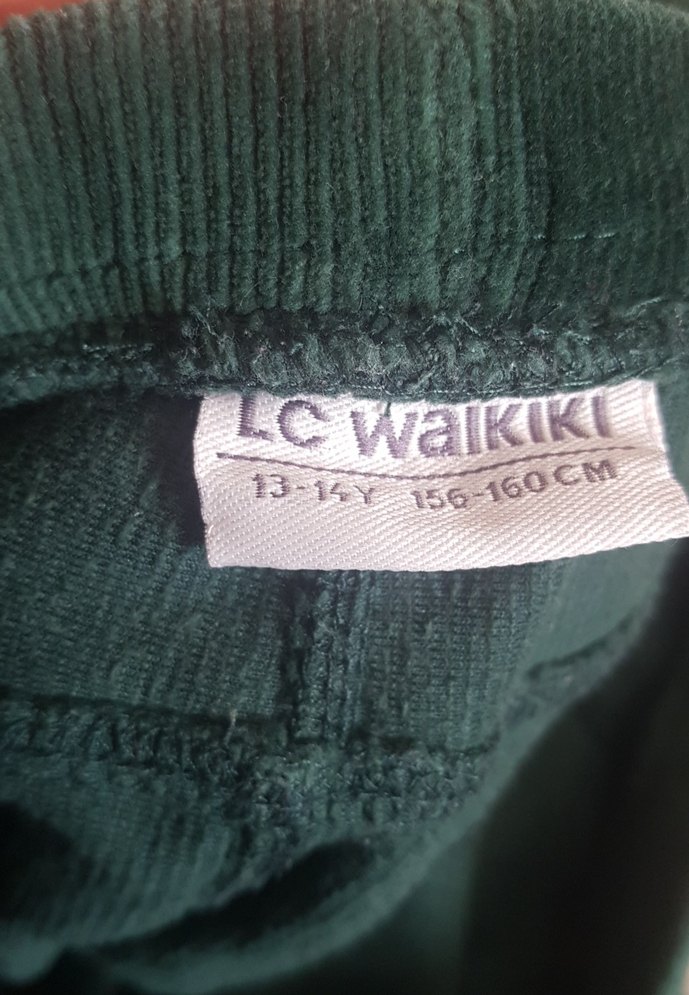 kız çocuk kadife tayt - Görsel 3