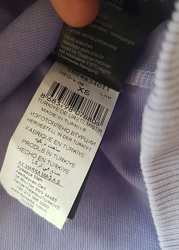 xs Beden mor Renk Kadın Mor Baskılı Oversize Sweatshirt
