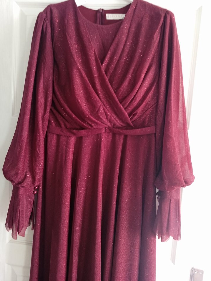 Abiye Elbise simli - Görsel 3