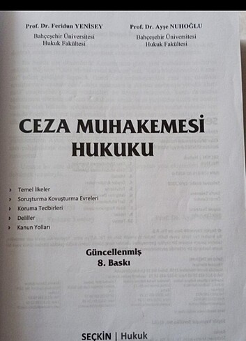  Ceza muhakemesi hukuku 