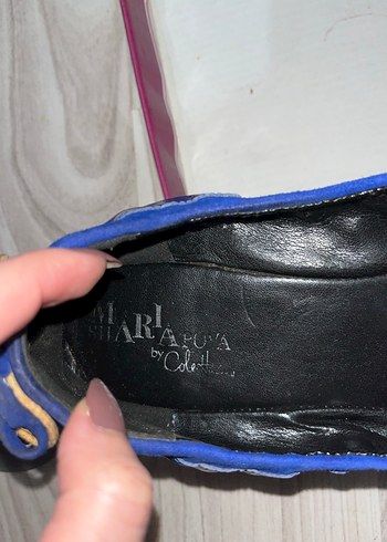 Nike Koyu Mavi Tokalı Kadın Düz Ayakkabı