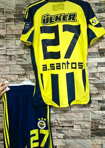 Fenerbahçe Andre Santos Forma+Şort Set Şeklinde, M Beden
