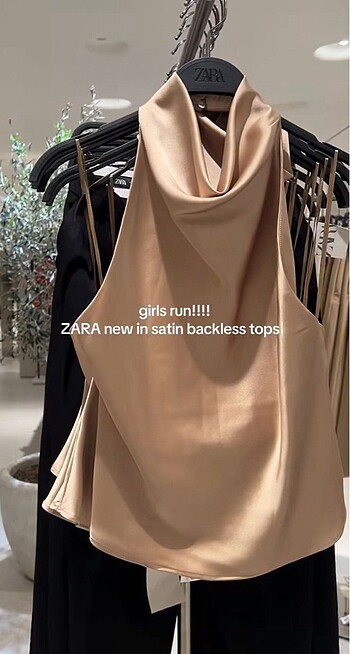Zara halter yaka bluz