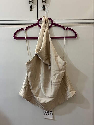m Beden Zara halter yaka bluz
