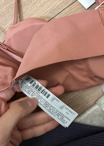 Oysho Parlak Pembe Bikini Üstü Crop