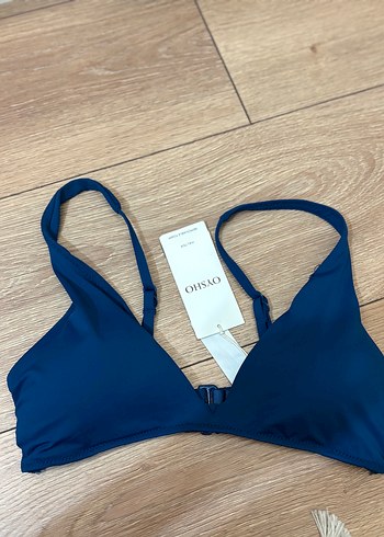 Lacivert Strappy Bikini Üstü