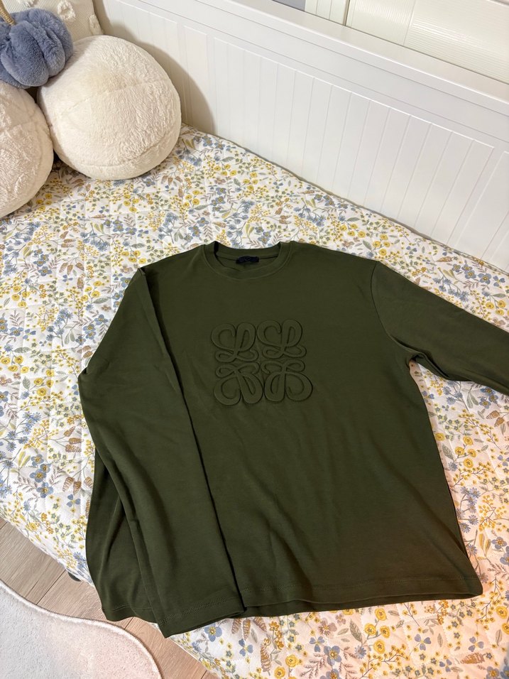 Kadın Haki Sweatshirt - Görsel 3