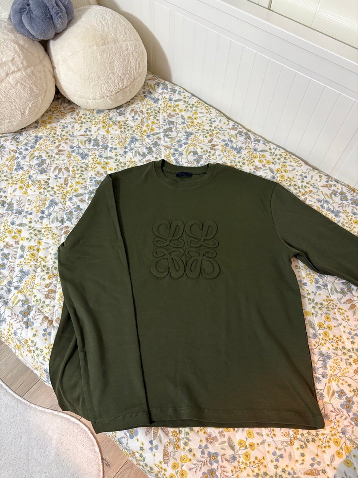 Kadın Haki Sweatshirt - Görsel 2