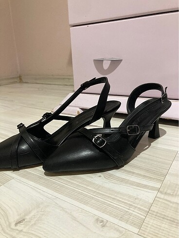 40 Beden siyah Renk Kadın Siyah Topuklu Ayakkabı