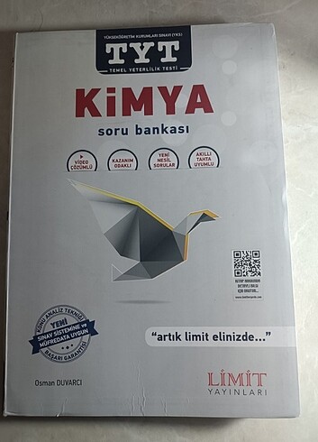 Limit yayınları tyt kimya kitabı