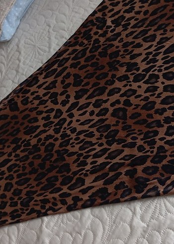 Bershka leopar etek