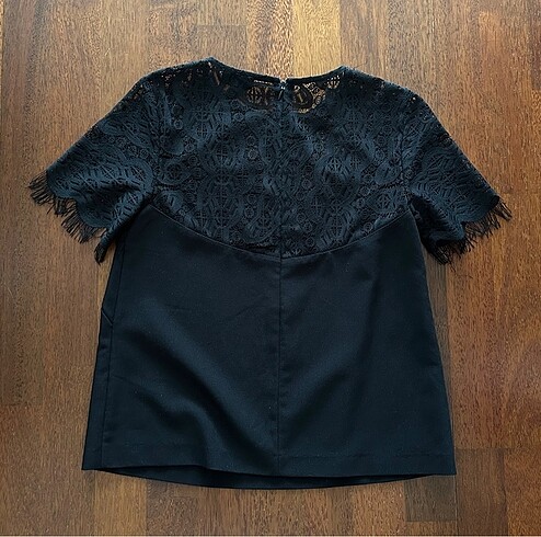 36 Beden siyah Renk TopShop markalı bluz