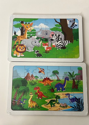 Montessori resimli 24lu puzzle
