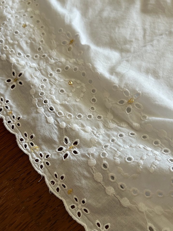 Nakışlı V Yaka Plaj elbise - Görsel 4