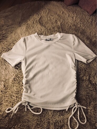 s Beden beyaz Renk Zara crop