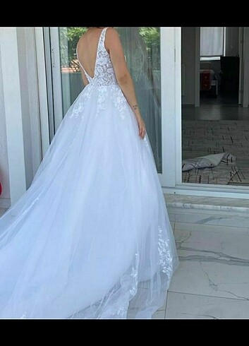 Gelinlik nikâhlık abiye 1700 tl açıklama ????