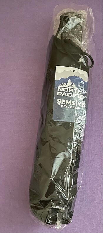 North Pasific Yeni & Etiketli Bay&Bayan Siyah Şemsiye