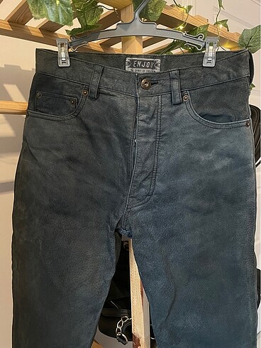 s Beden çeşitli Renk Deri pantalon