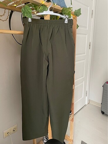 Diğer Yeşil kumaş pantalon