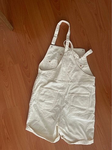 Mango ekru salopet - Görsel 7