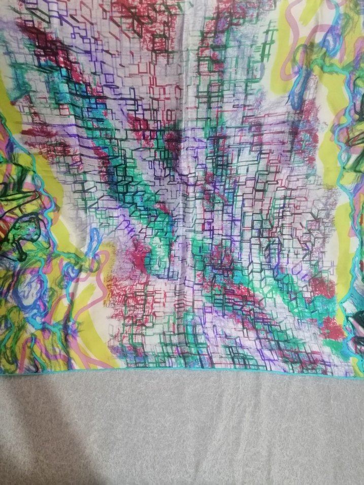 Renkli AKER  Kadın eşarp - Görsel 2