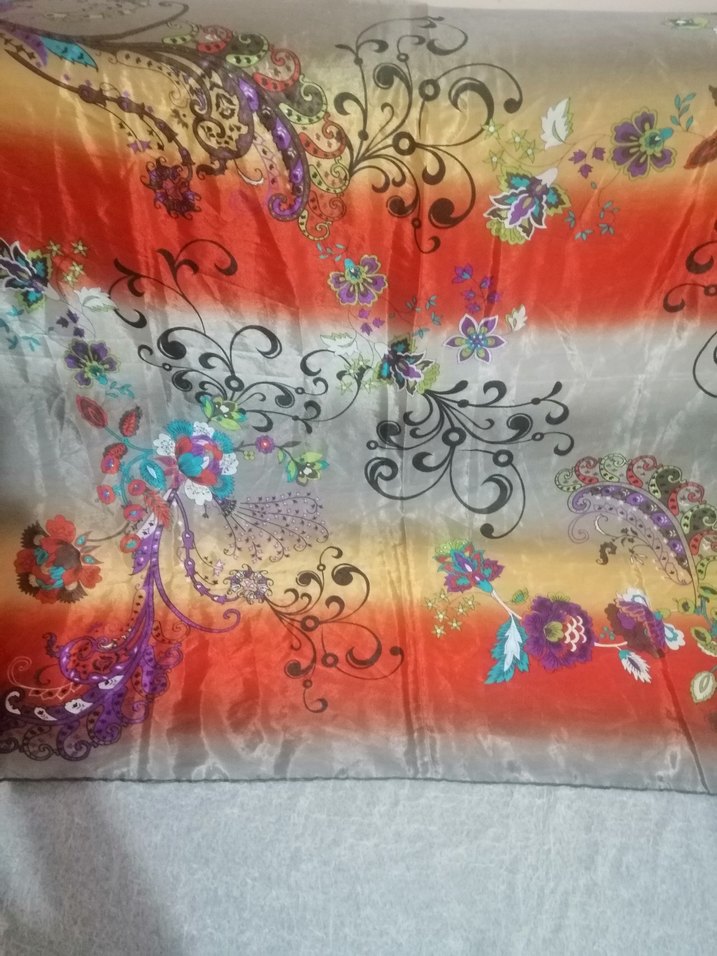 Bohem Renkli Kadın eşarp - Görsel 2