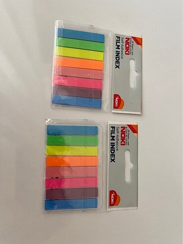 Beden Renkli post it kitap isaretleme ayraci
