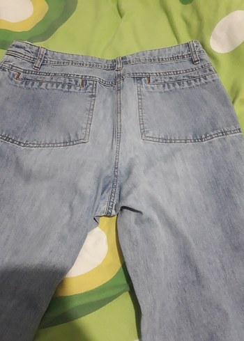 42 Beden mavi Renk kot capri pantolon