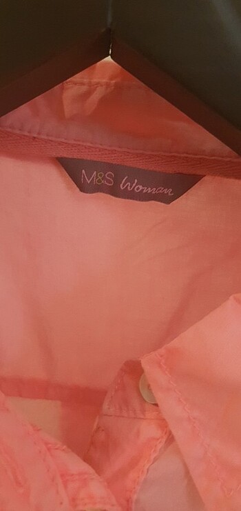 Marks & Spencer Pembe rahat kesim gömlek