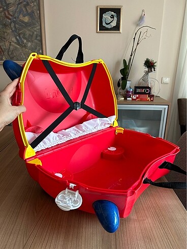 Beden kırmızı Renk Trunki cocuk valizi