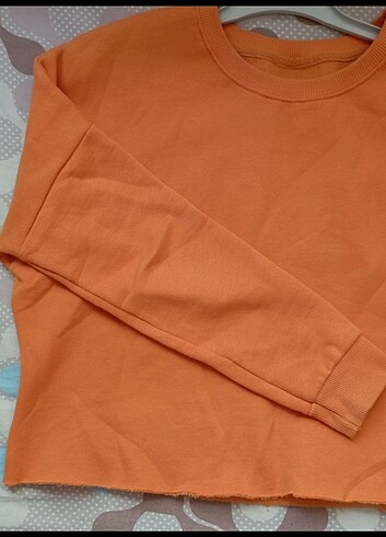 m Beden turuncu Renk sweatshirt