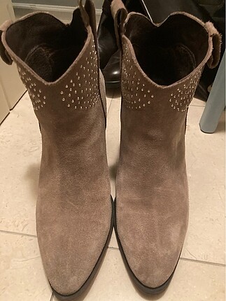 nine west topuklu süet bot