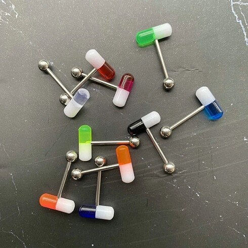 Hap dil piercing - Görsel 7