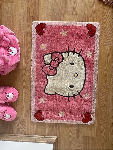 Beden pembe Renk Hello kitty halı