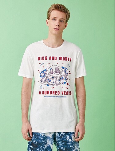 Rick and Morty oversize tişört