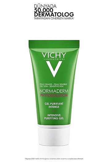 Beden Renk Vichy yağlı ciltler için temizleme jeli