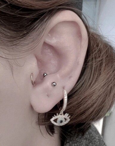 Titanyum kaş piercing - Görsel 3