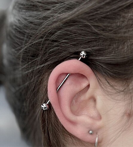 Titanyum köprü piercing - Görsel 2