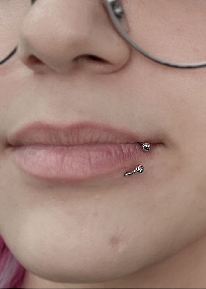 Titanyum septum piercing - Görsel 2