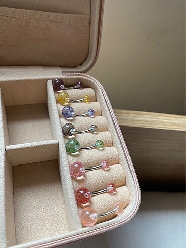 Titayum Parıltılı göbek piercing - Görsel 2