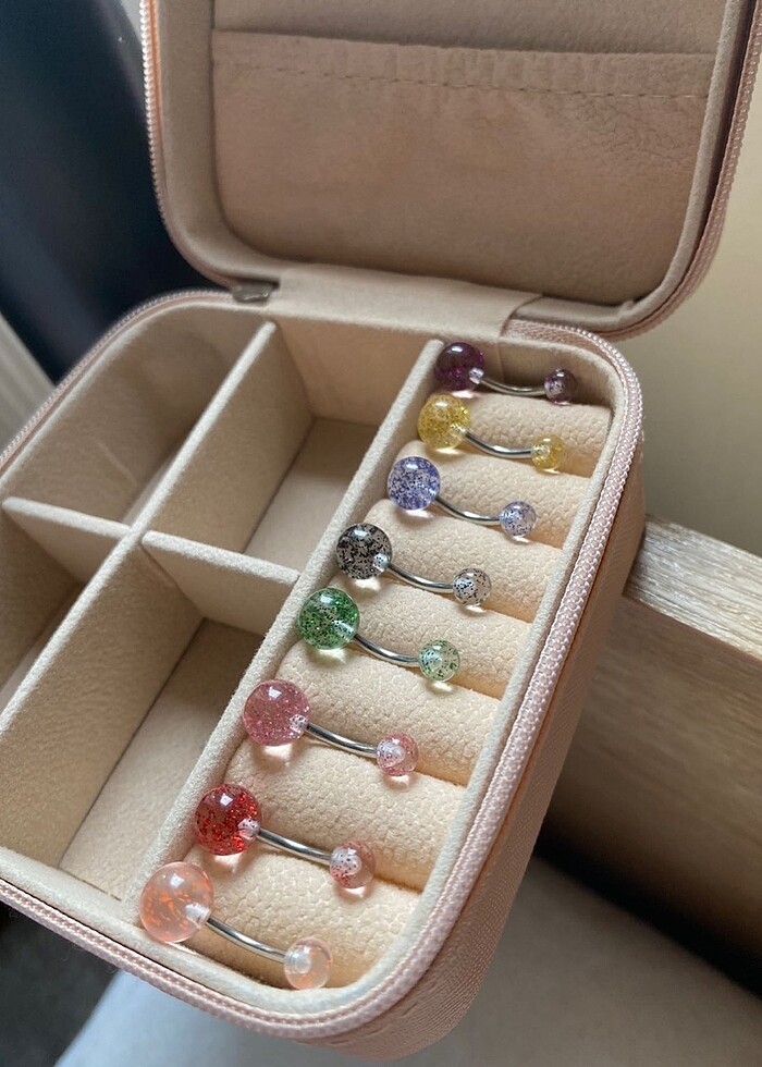 Titayum Parıltılı göbek piercing - Görsel 3