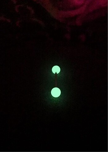 Titanyum fosforlu dil piercing - Görsel 2