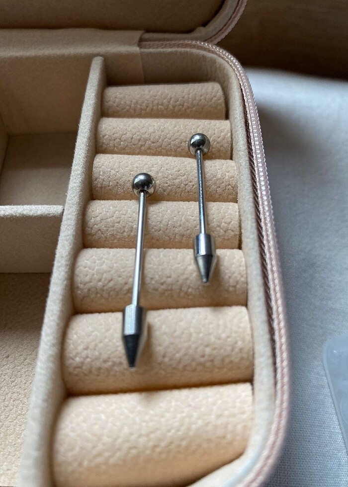 Titanyum köprü piercing - Görsel 2