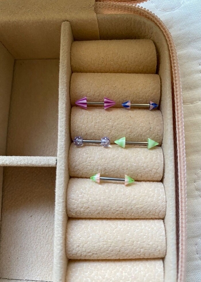 Titanyum kıkırdak piercing - Görsel 3